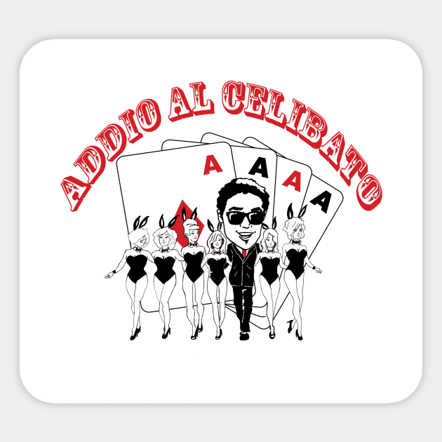 Addio al Celibato - Las Vegas Sticker by Albos